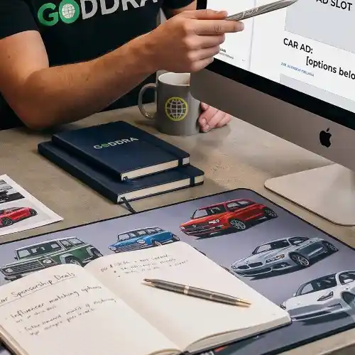 GODDRA advertising operations specialist planning multi-channel marketing campaigns with a client.
